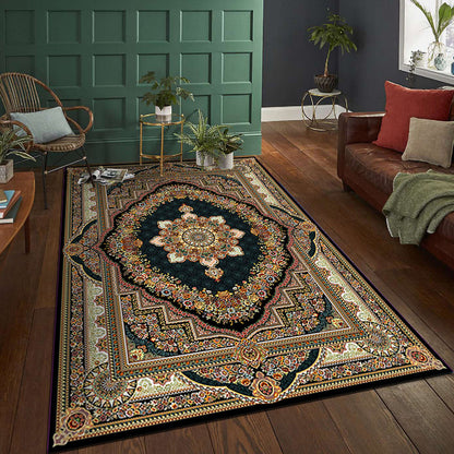 Luxuriöser Blumendesign-Teppich