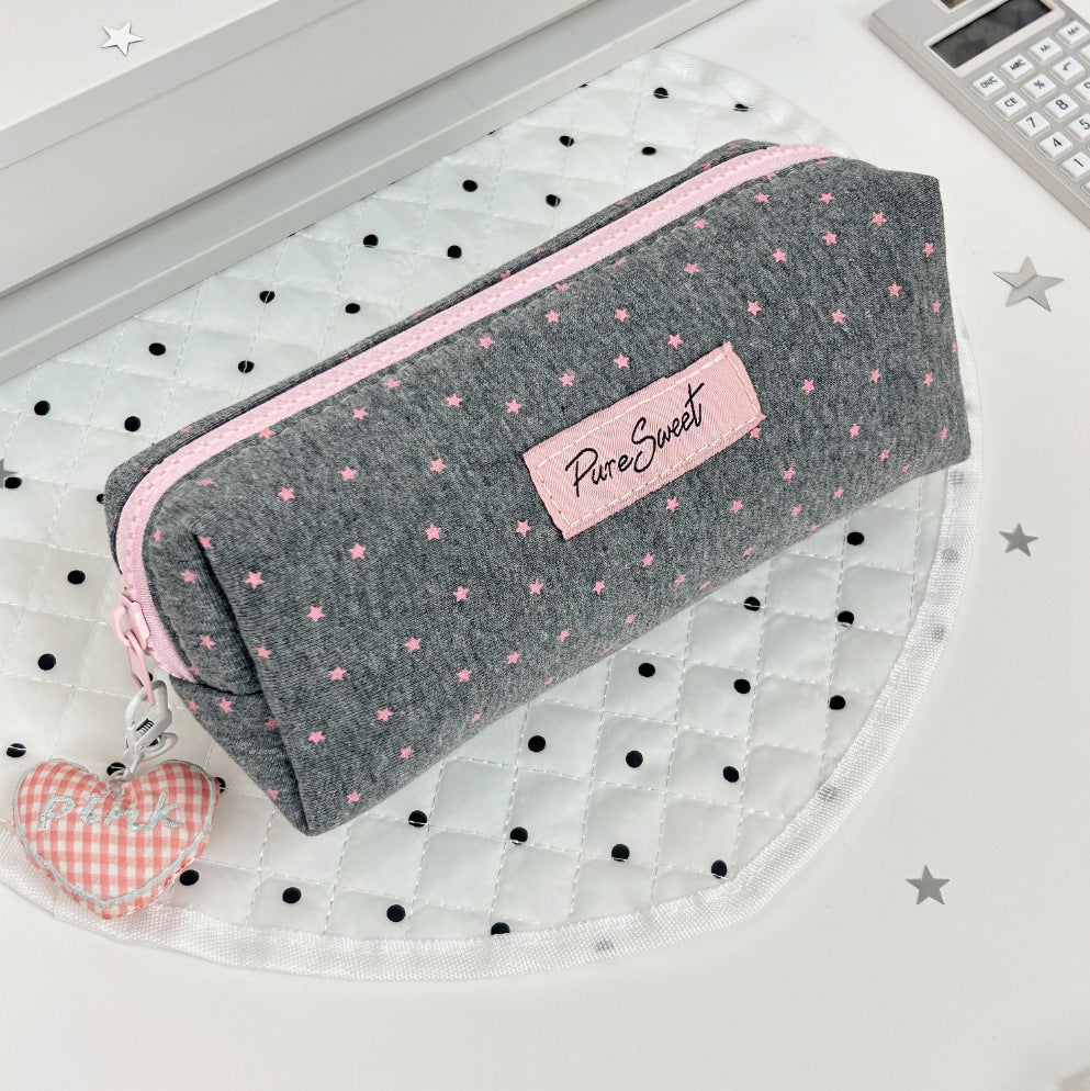 Stilvolle Sternenprint Bleistift Tasche