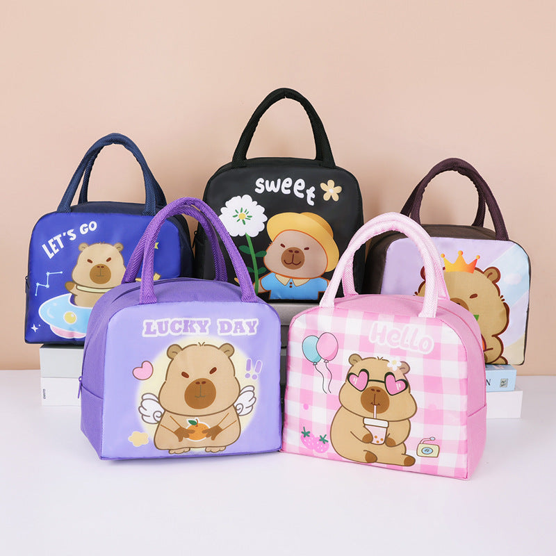 Niedlicher Cartoon Isolierte Lunch Tasche Brehn