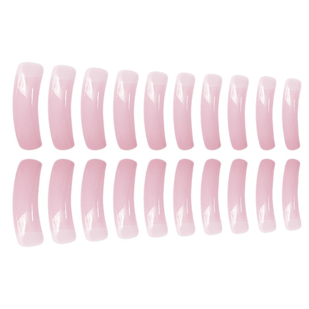 Premium Lange Transparente Press-On Nagelverlängerungen Brehn
