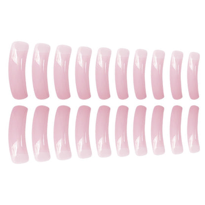 Premium Lange Transparente Press-On Nagelverlängerungen Brehn