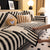 Stylische Strick-Wurfdecke