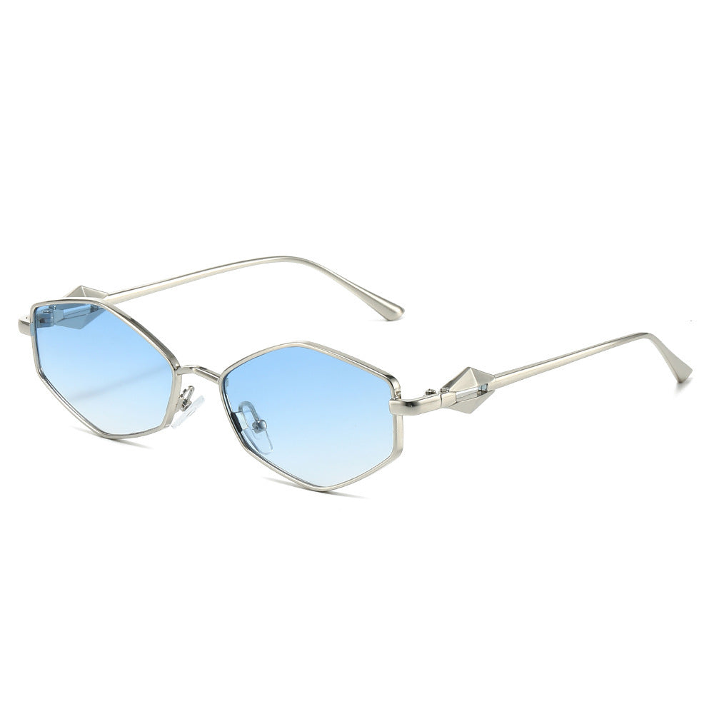 Chic geometrische Rahmen Sonnenbrillen Brehn