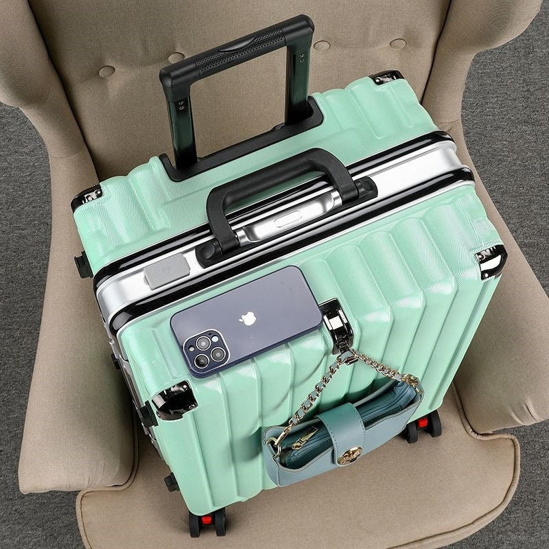 Hartschalen Trolley Mit Integriertem Usb-Ladeanschluss Und Multifunktionalem Stauraum Brehn