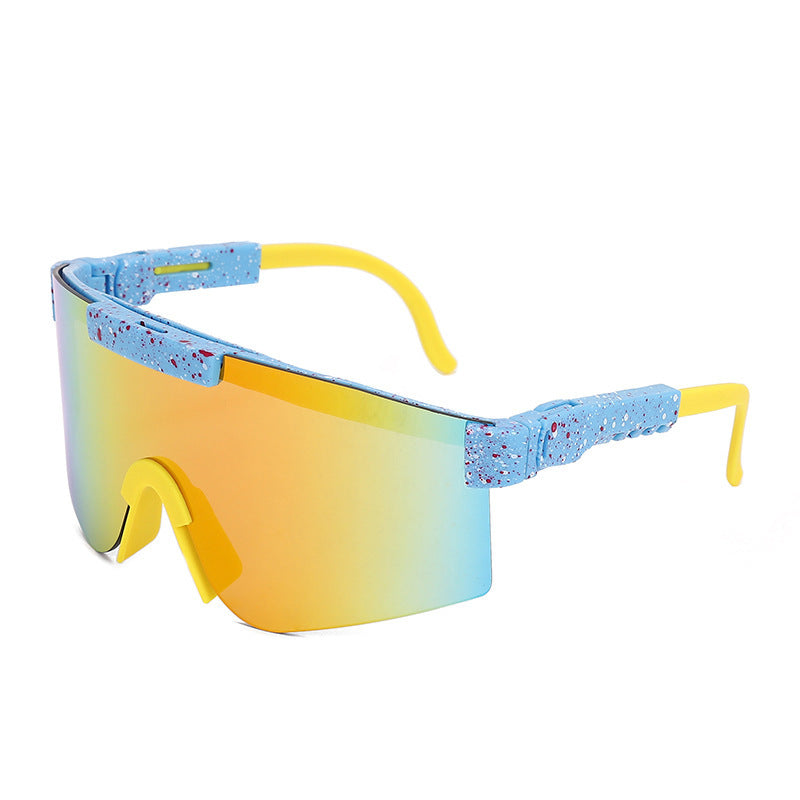 Damen Sportliche Statement-Sonnenbrille im modernen Design Brehn