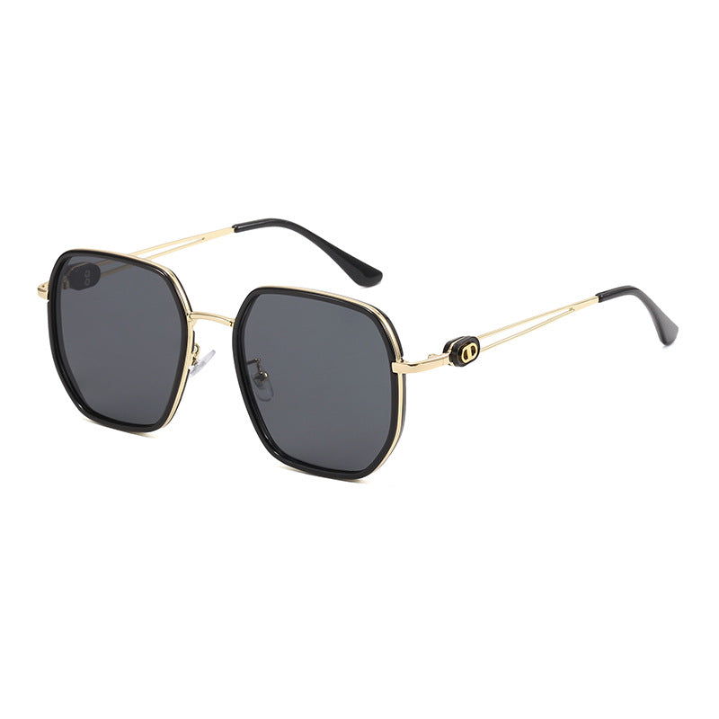 Damen Modische Sonnenbrille mit eckigem Design und stylischem Rahmen Brehn