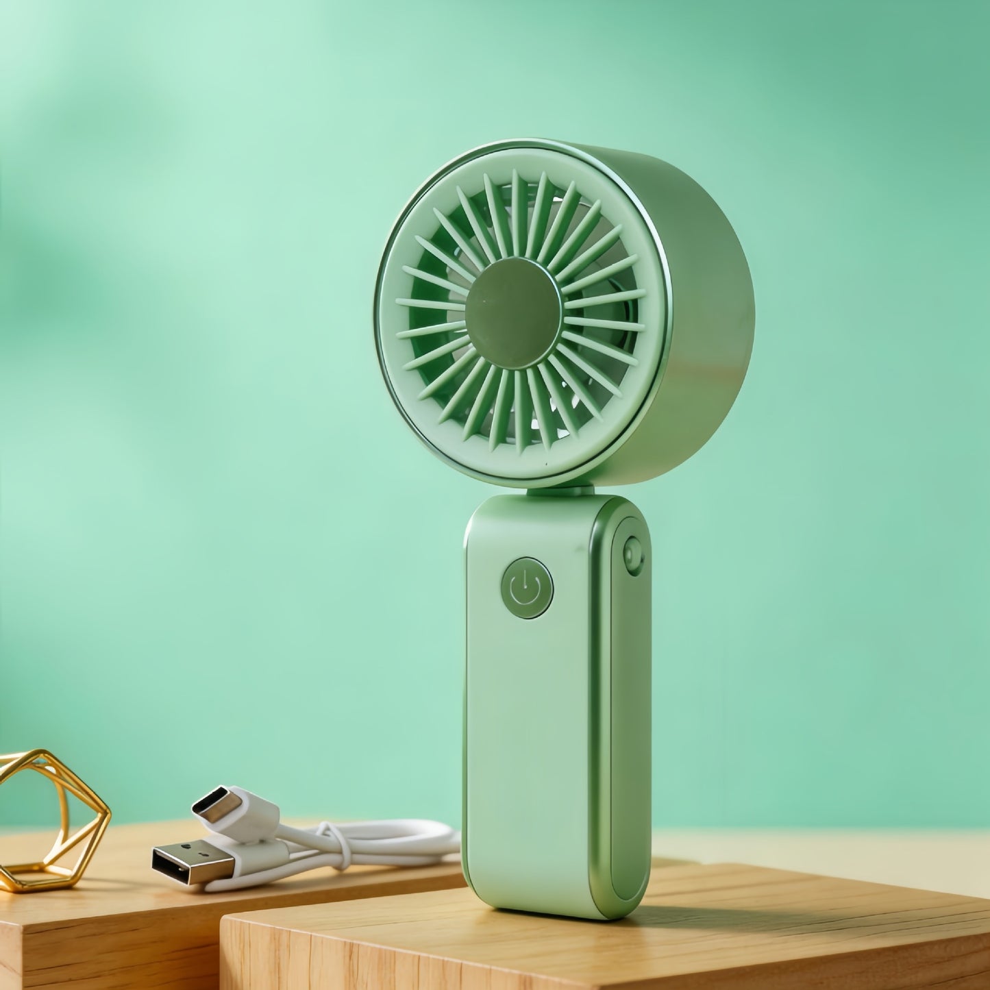 Damen Tragbarer Mini-Handventilator mit USB-Ladefunktion Brehn