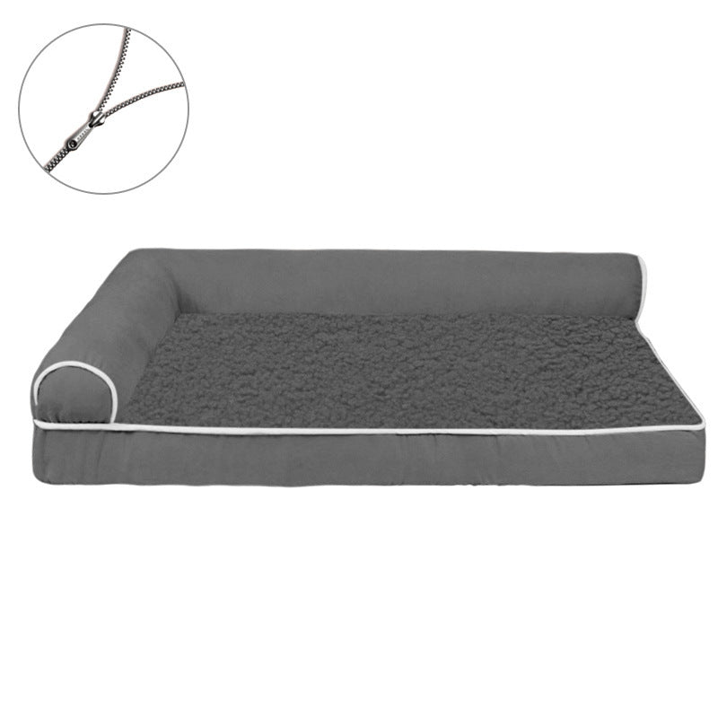 Genoppte Plüsch Loungebett Hundebett