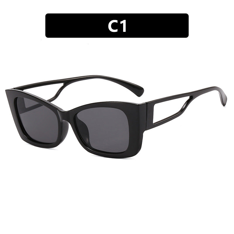 Damen modische Katzenaugen-Sonnenbrille mit stilvollem Rahmen und UV-Schutz Brehn