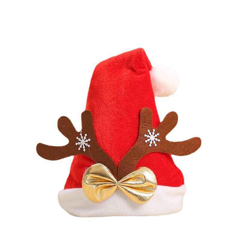 Festlicher Weihnachtsmann-Hut mit Rentierohren Brehn