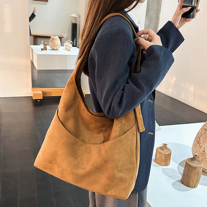 Wildleder Hobo Tasche