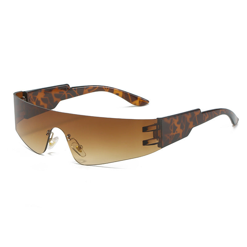 Oversized Schutzschild Sonnenbrille Brehn