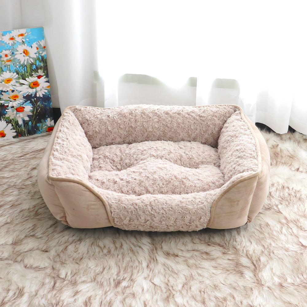 Weiches Plüsch-Orthopädisches Hundebett