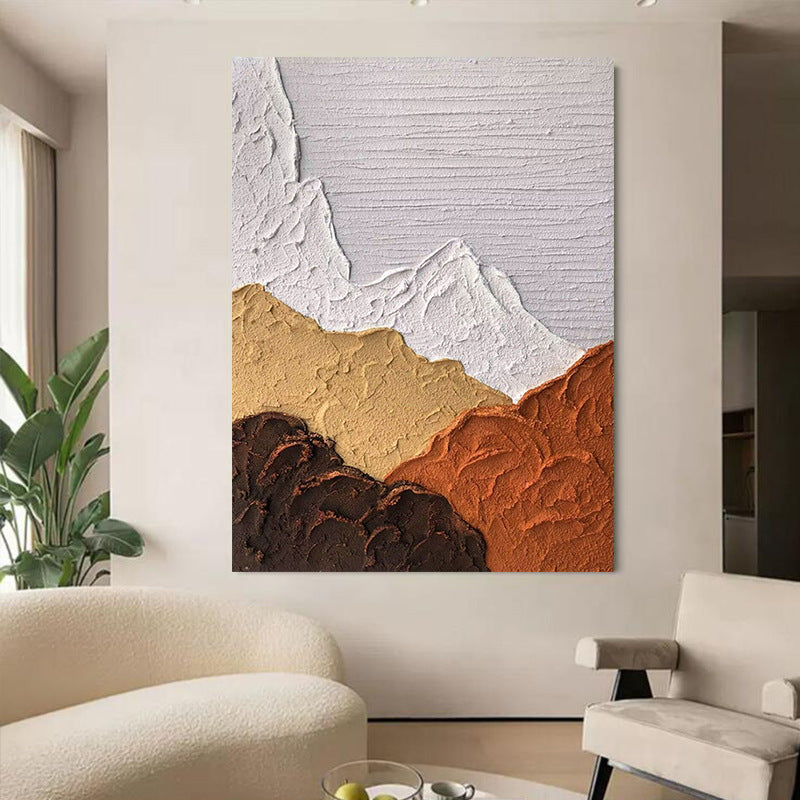 Dekorative abstrakte strukturierte Wandkunst