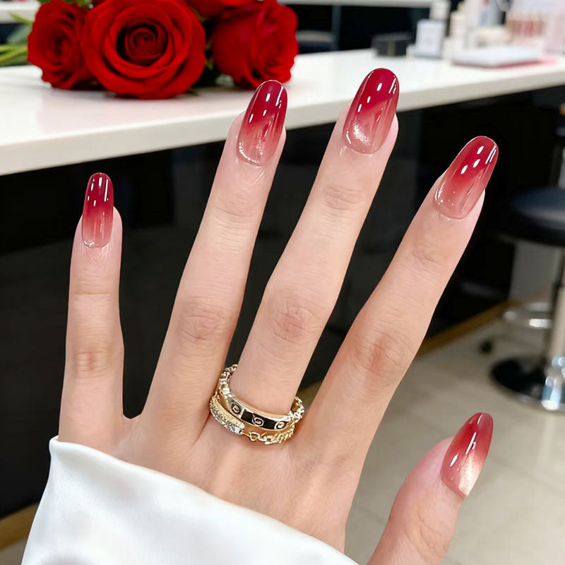 Verspielt Hase-Themen Press-On Nagelkunst Set Brehn