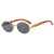 Vintage-inspirierte runde Sonnenbrille mit luxuriösen goldenen Akzenten Brehn