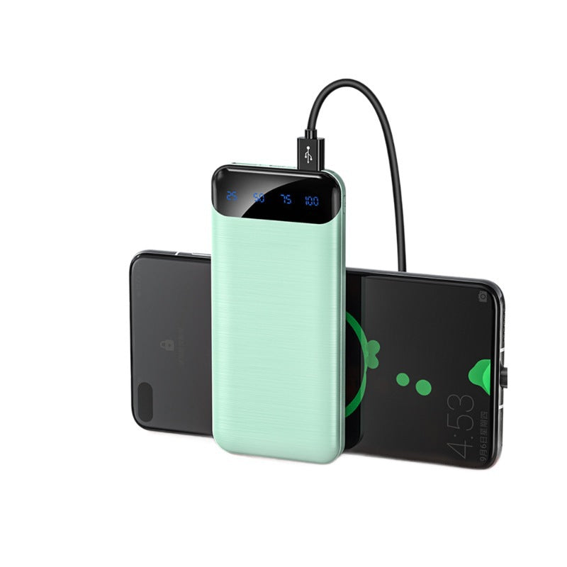 Tragbare Powerbank mit Digitaler Anzeige und Mehrfachanschlüssen Brehn