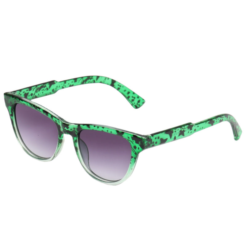 Damen modische oversized Sonnenbrille mit animalischem Muster Brehn