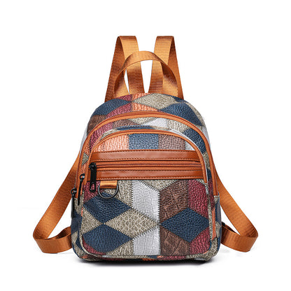Stylische geometrisch gemusterte Mini-Rucksack für Frauen Brehn