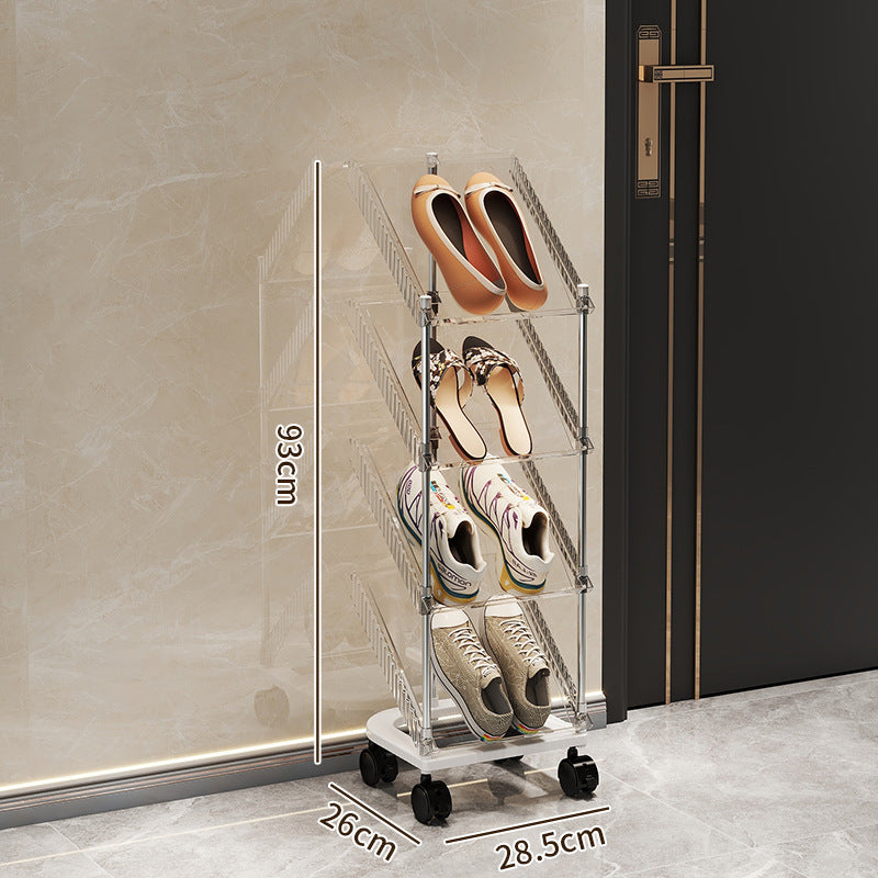 Schuhregal mit transparentem Design Brehn