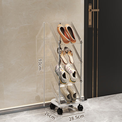 Schuhregal mit transparentem Design Brehn