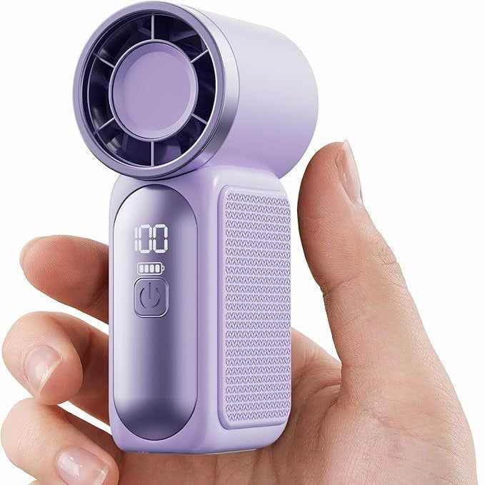 Damen tragbarer Mini Ventilator mit digitaler Anzeige Brehn