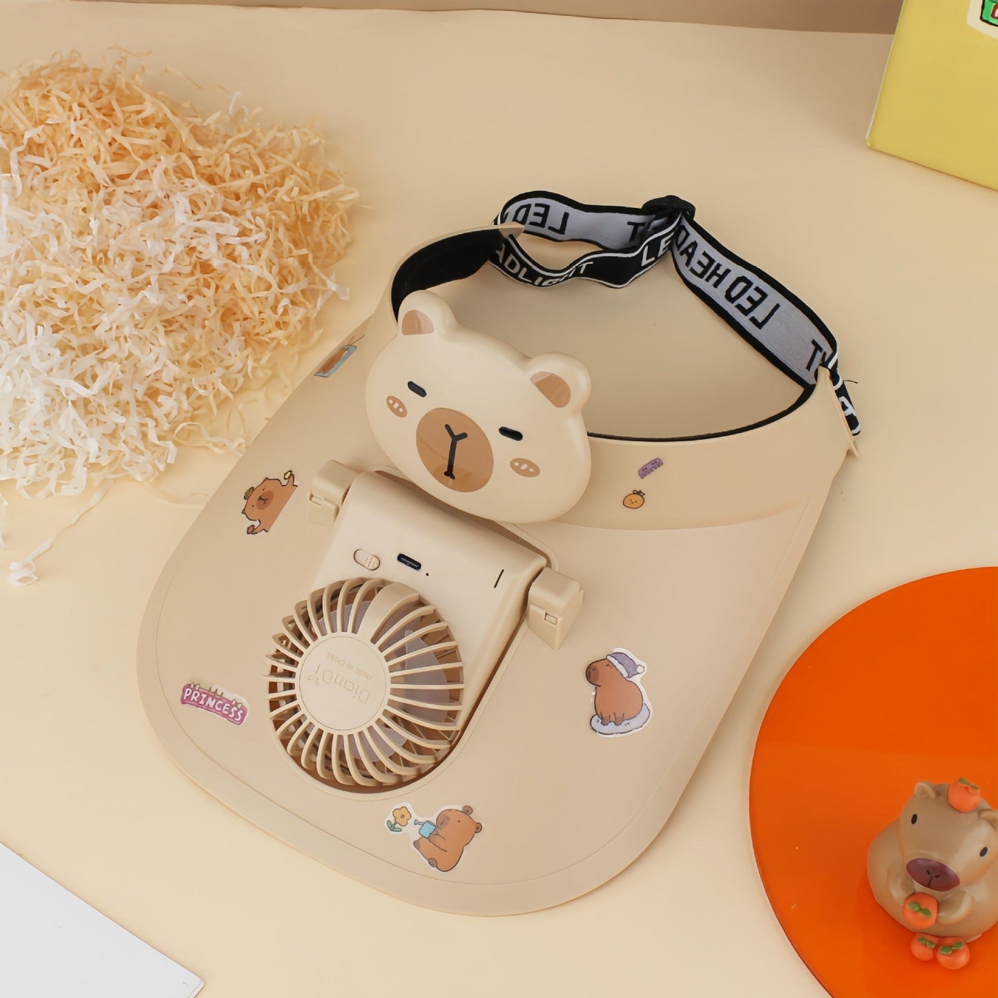 Frauen Tragbarer Handventilator mit Panda-Design Brehn