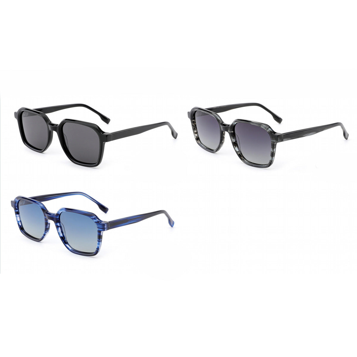 Damen Sonnenbrille im exklusiven, geometrischen Design mit polarisierten Gläsern Brehn