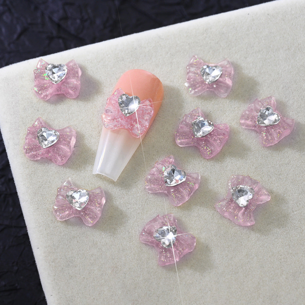 Dekorative Nagelkunst Rhinestone Charms