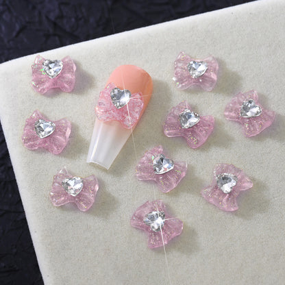 Dekorative Nagelkunst Rhinestone Charms