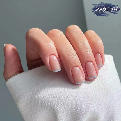 Französische Tip Gel Nagelkunst