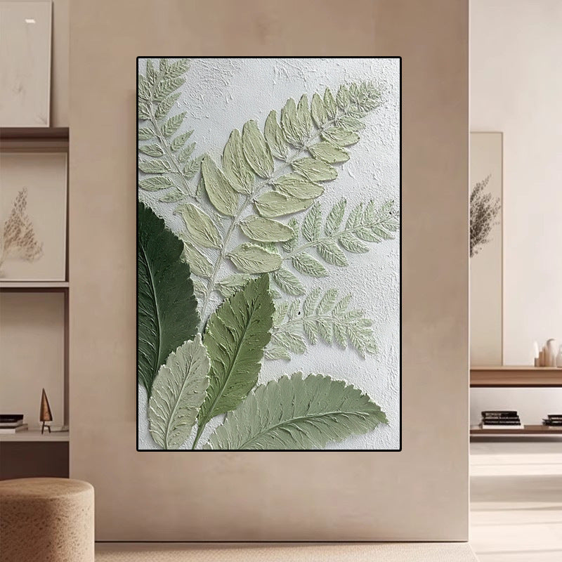 Tropisches Blatt Leinwandkunstwerk