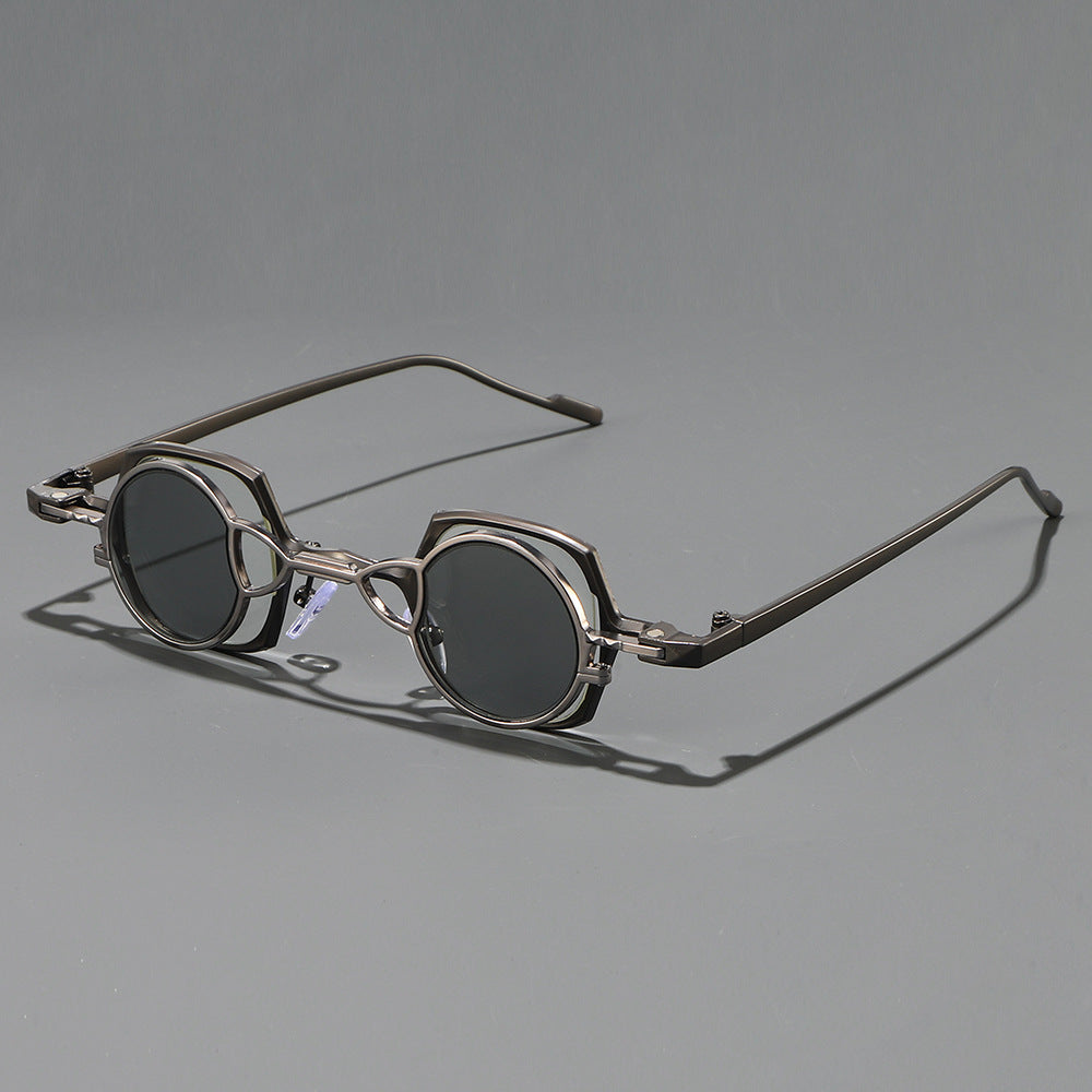 Damen modische Sonnenbrille mit einzigartigem Rahmendesign Brehn