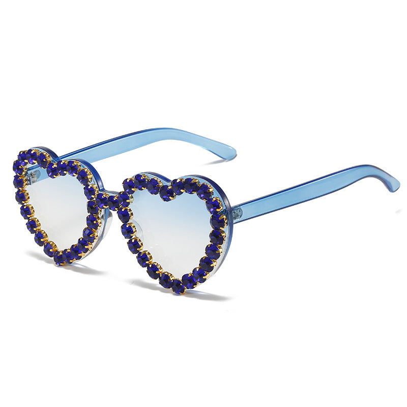 Herzförmige Glamour Sonnenbrille Brehn