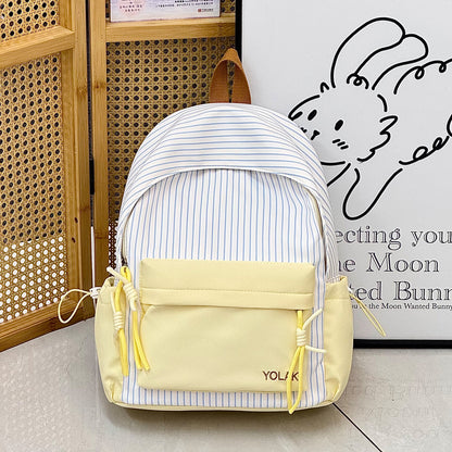 Trendige Gestreifte Freizeit-Rucksack Brehn