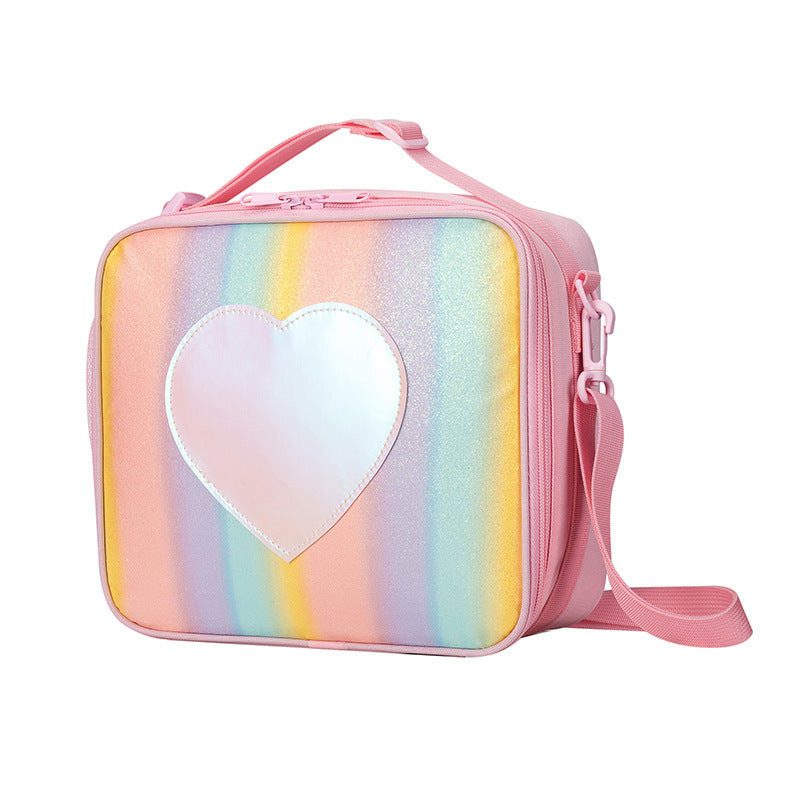 Isolierte Regenbogen Lunch Tasche