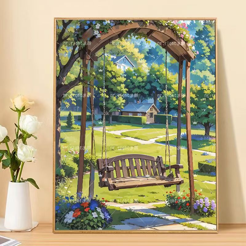 Szenische Landschaft Kunstdruck Brehn