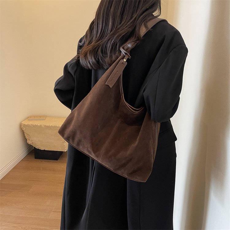 Wildleder Slouchy Schultertasche