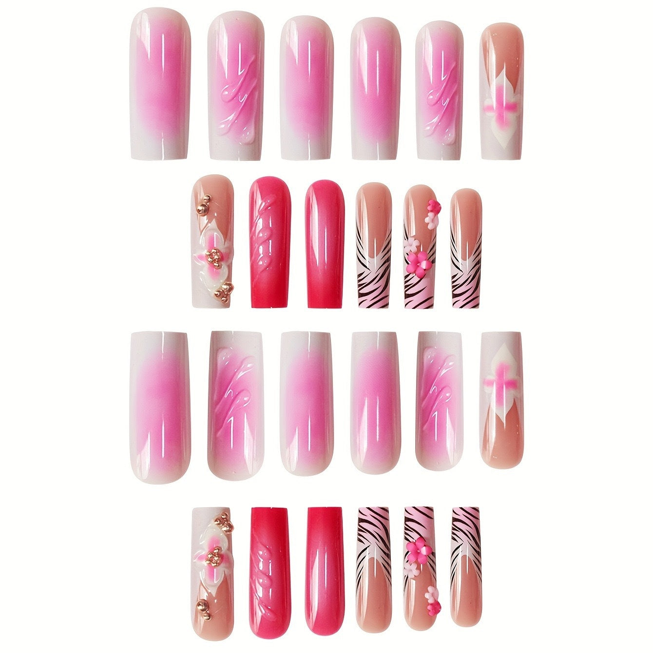Deluxe Press-On Nail Set Brehn