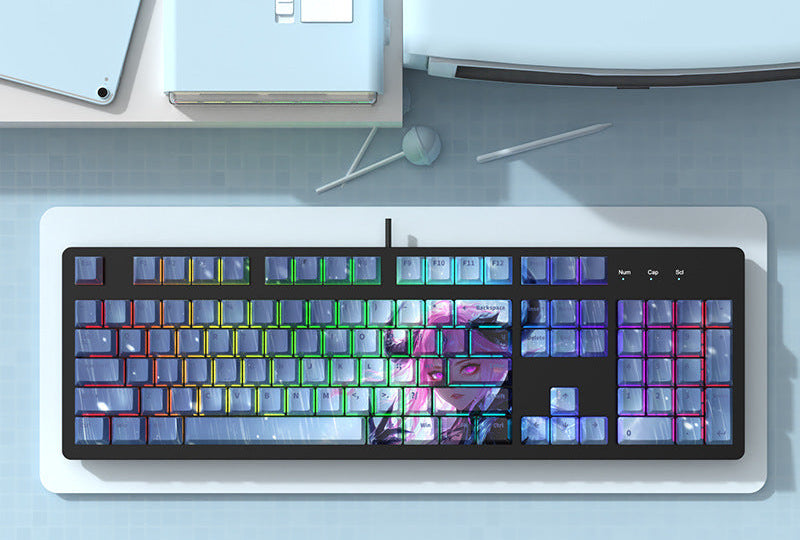 Künstlerisch Themed Mechanische Tastatur Brehn