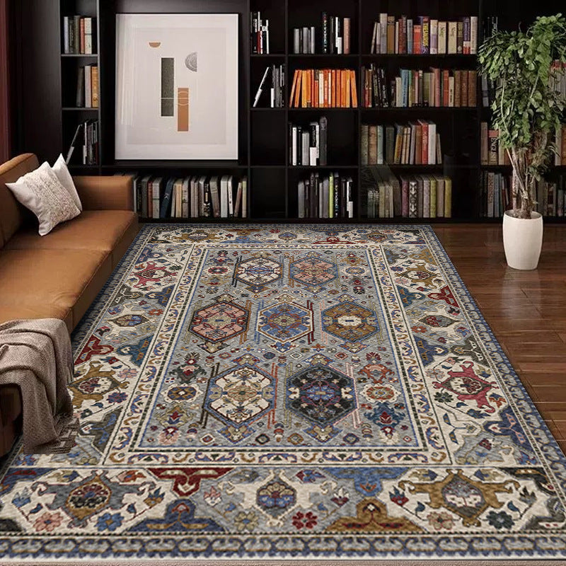 Vintage-inspirierter geometrischer Teppich