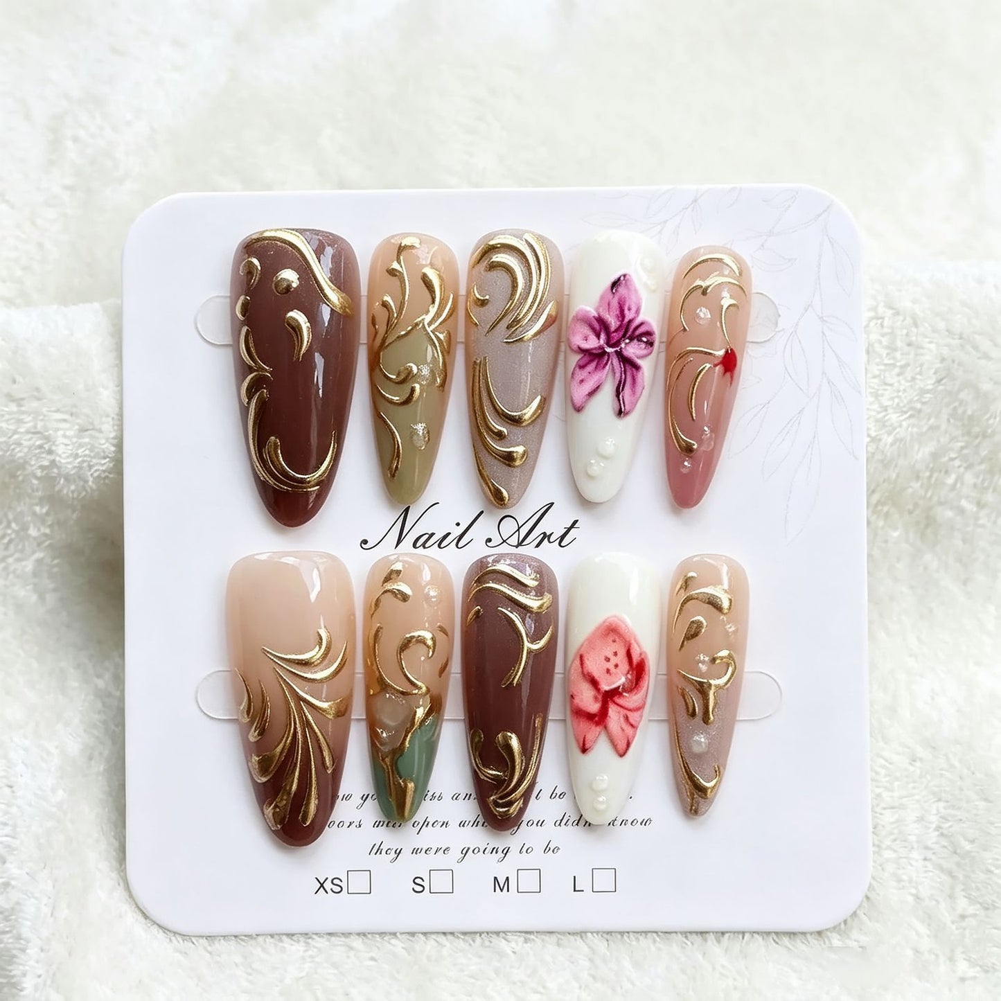 Artistic Gel Nail Design Brehn
