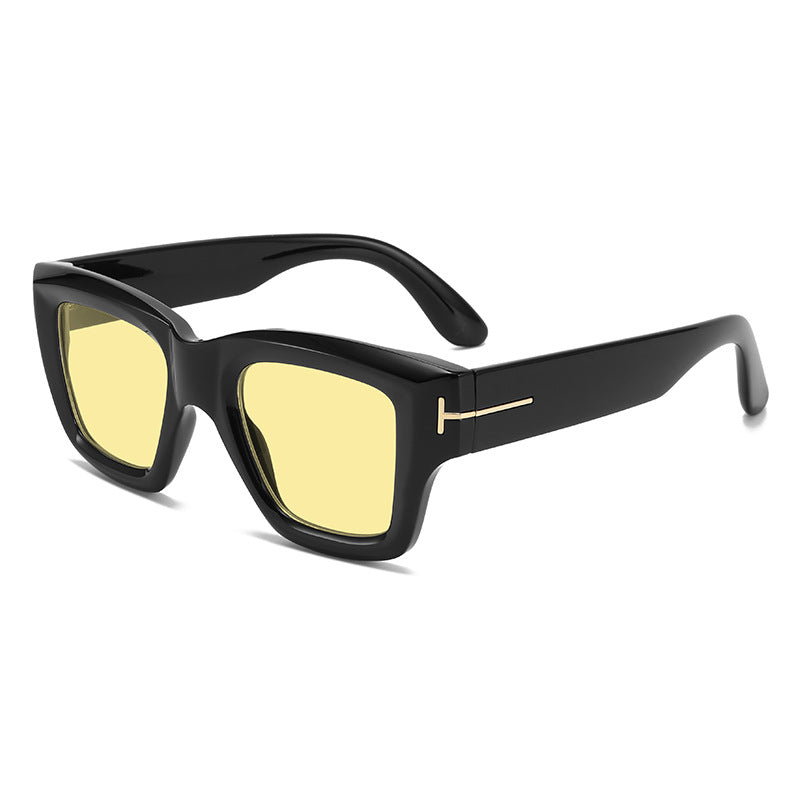 Damen modische quadratische Sonnenbrille mit UV-Schutz und elegantem Design Brehn