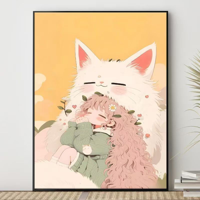 Niedliche Charakterillustration Leinwandkunst Brehn