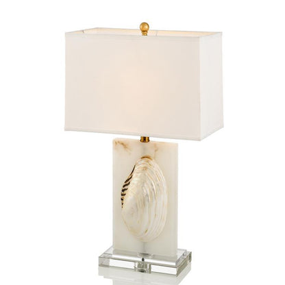 Dekorative Muschel Tischlampe