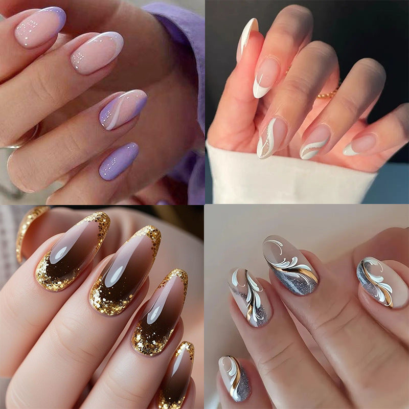 Elegante Ombre Nagelkunst Brehn