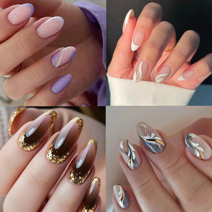 Elegante Ombre Nagelkunst Brehn