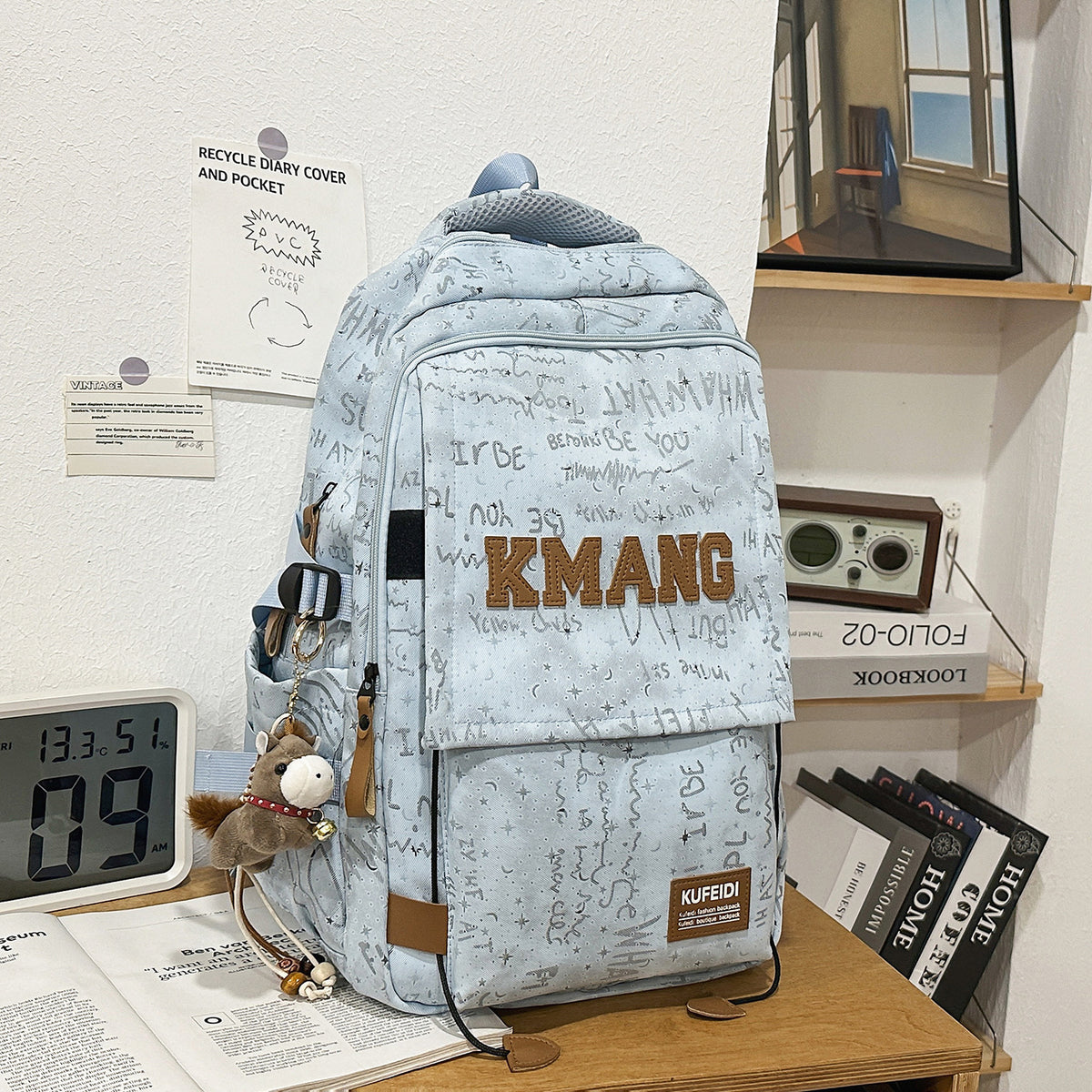 Trendy Grafikdesign Rucksack Brehn