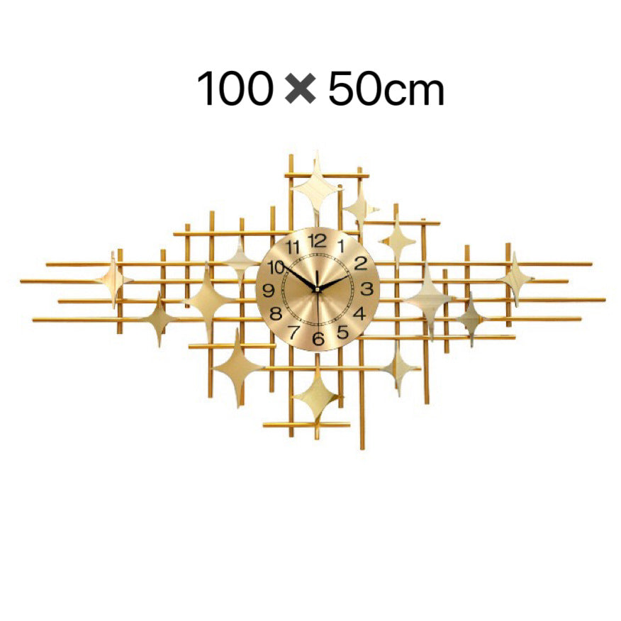 Moderne geometrische Wanduhr Kunst Brehn