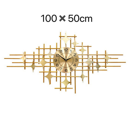 Moderne geometrische Wanduhr Kunst Brehn